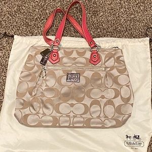 Coach Poppy Large Tote Bag